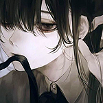 99px.ru аватар Девушка с черной лентой во рту