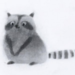 Аватар Милый рисованный енот