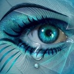 99px.ru аватар Глаз девушки со слезой, by Lilyas