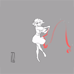 99px.ru аватар Танцующая девушка с красной лентой, by ahoguu