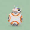 99px.ru аватар BeBe-Eight / Биби-восемь / BB-8 из фильма Star Wars / Звездные войны, by Blue-Staple-Studios