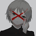 99px.ru аватар Мальчик перечеркнул свое лицо кровью, by avogado6