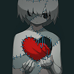 99px.ru аватар Мальчик-кукла, все тело которого в заплатках, а сердце отрывается, by avogado6