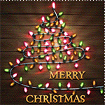 Аватар Елка из гирлянды, (Merry Christmas / с рождеством), by KmyGraphic