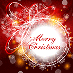 99px.ru аватар Новогодний шар с надписью Merry Christmas / с рождеством, by KmyGraphic