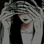 99px.ru аватар Глаза девушки закрывают руки скелета