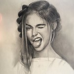Аватар Девушка показывает язык