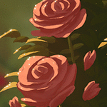99px.ru аватар Розовые розы колышутся от ветерка, by miena