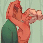 99px.ru аватар Девушка целуется с парнем, by ChrissaBug