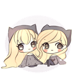 Аватар Два светловолосых чибика близнеца, by mochatchi