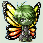 99px.ru аватар Зеленый чибик-бабочка, by Tammi-Adopts