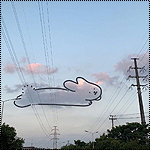 99px.ru аватар Облачный кролик в небе