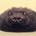 99px.ru аватар Толстый черный кот