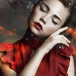 Аватар Девушка с закрытыми глазами