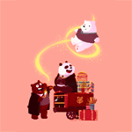 Аватар Grizzly / Гризли, Panda / Панда и Ice Bear / Белый медведь из мультсериала We Bare Bears / Вся правда о медведях