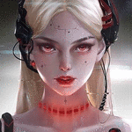 Аватар Девушка в наушниках, by kezui