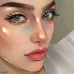 Аватар Портрет красивой девушки, art ruby caurlette 