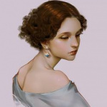 Аватар Задумчивая милая девушка, by superschool48