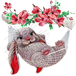 99px.ru аватар Кролик на гамаке, by KmyGraphic