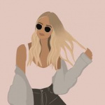 99px.ru аватар Девушка - блондинка в очках