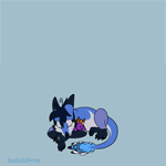 99px.ru аватар Спящий некто на сером фоне, by SeaSaltShrimp