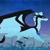 99px.ru аватар Дракон ан фоне ночного неба, by SeaSaltShrimp