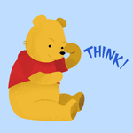 99px.ru аватар Винни Пух из мультфильма The Many Adventures of Winnie the Pooh / Приключения Винни Пуха, (think / думать)