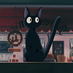Аватар Jiji / Джиджи из аниме Kikis Delivery Service / Служба доставки Кики / Ведьмина служба доставки