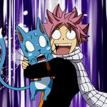Аватар Natsu Dragneel / Нацу Драгнил и Happy / Хэппи из аниме Фейри Тейл / Хвост Феи / Fairy Tail
