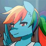99px.ru аватар Rainbow Dash / Радуга Дэш из мультсериала y Little Pony: Friendship is Magic / Мои маленькие пони: Дружба — это чудо, by rikeza