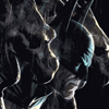 99px.ru аватар Бэтмен среди каменных горгулий под дождем