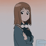 99px.ru аватар Мамими Самэдзима / Mamimi Samejima и котенок Таккун / Takkun из аниме Фури-кури / FLCL