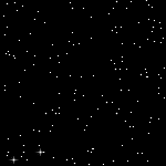 99px.ru аватар Поблескивающие звездочки на черном фоне