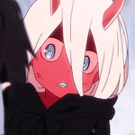 Аватар Маленькая Zero Two / Зеро Ту из аниме Darling in the FranXX / Милый во Франкcе