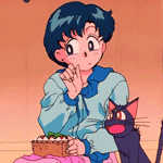 99px.ru аватар Ами Мизуно / Ami Mizuno и Luna / Луна из аниме Красавица-воин Сейлор Мун / Bishoujo Senshi Sailor Moon