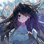 99px.ru аватар Девушка с каштановыми волосами, by potg