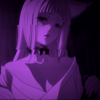 99px.ru аватар Девушка на темном фоне с помехами