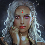 99px.ru аватар Белокурая девушка с сиреневыми глазами