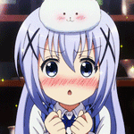 Аватар Чино Кафу / Chino Kafuu и Типпи / Tippy из аниме Заказывали кролика? / Gochuumon wa Usagi Desu ka?