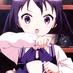 Аватар Ризэ Тэдэза / Rize Tedeza из аниме Заказывали кролика? / Gochuumon wa Usagi Desu ka? мешает ложкой в кружке