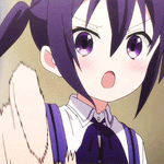 Аватар Ризэ Тэдэза / Rize Tedeza из аниме Заказывали кролика? / Gochuumon wa Usagi Desu ka? показывает на кого-то пальцем
