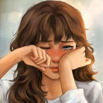 99px.ru аватар Плачущая девочка держит руки у лица