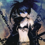 99px.ru аватар Брюнетка в цепях из аниме Black Rock Shooter