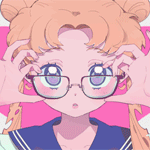 99px.ru аватар Усаги Цукино / Usagi Tsukino из аниме Красавица-воин Сейлор Мун / Bishoujo Senshi Sailor Moon снимает очки