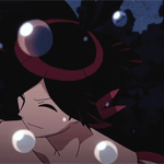 99px.ru аватар Шичика Ясури / Shichika Yasuri из аниме Истории мечей / Katanagatari отряхивается от воды