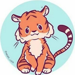 Аватары Тигр в бирюзовом круге