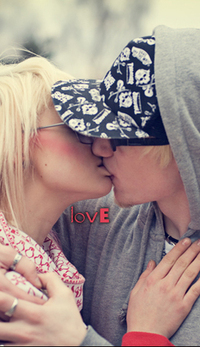 Аватар вконтакте Поцелуй, любовь, love