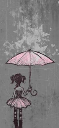 Аватар вконтакте Девочка с зонтом