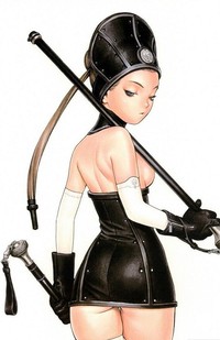 99px.ru аватар Девушка с оружием, арт художника Range Murata