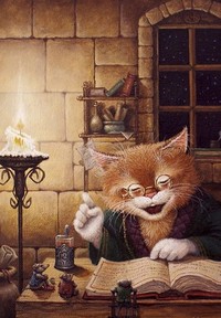 Аватар вконтакте Учёный кот рассказывает мышкам сказки
